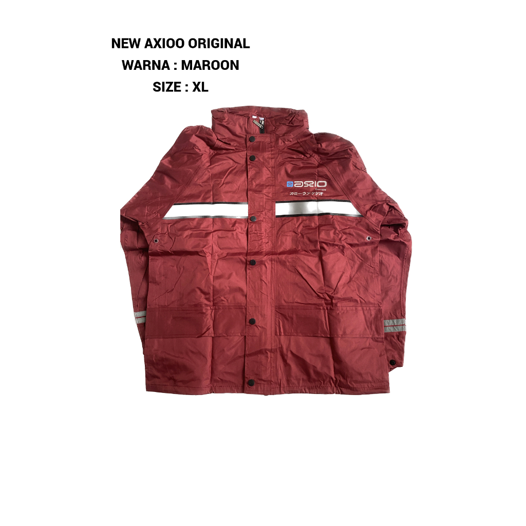 JAS HUJAN AXIO 882 RAINCOAT AXIO EUROPE 882 MAROON SIZE XL