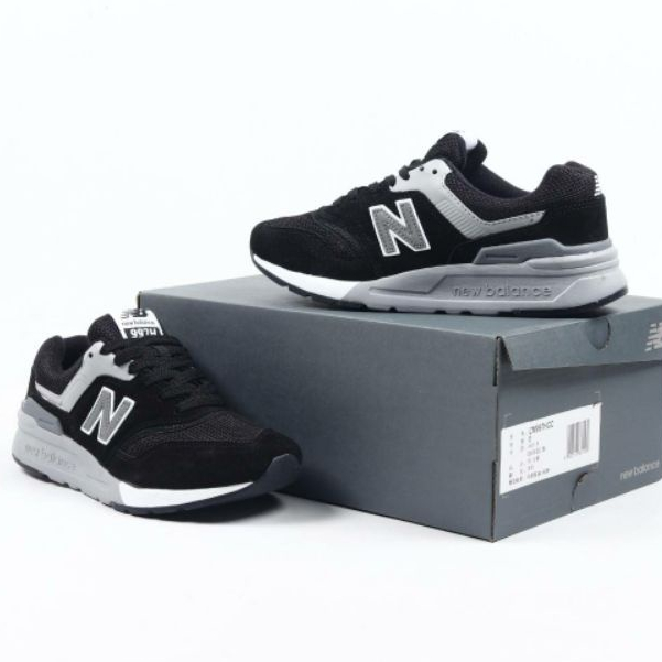 Sepatu NB New Balance 997 Black Grey White CM997HCC - Sneakers New Balance