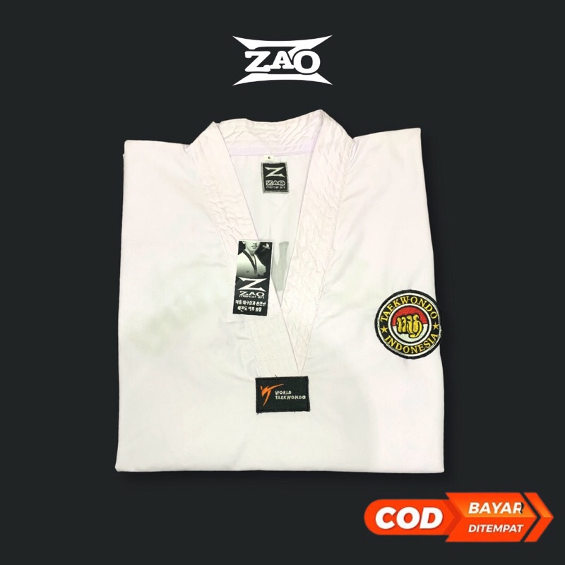 12.12 SALE (READY) Dobok Pemula ZAO Taekwondo serbuuu 