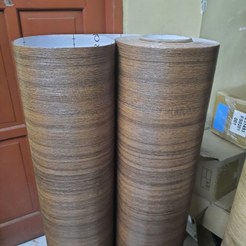 Wallsticker motif kayu/sticker kayu timbul/sticker dinding/sticker meja/sticker lemari tahan air