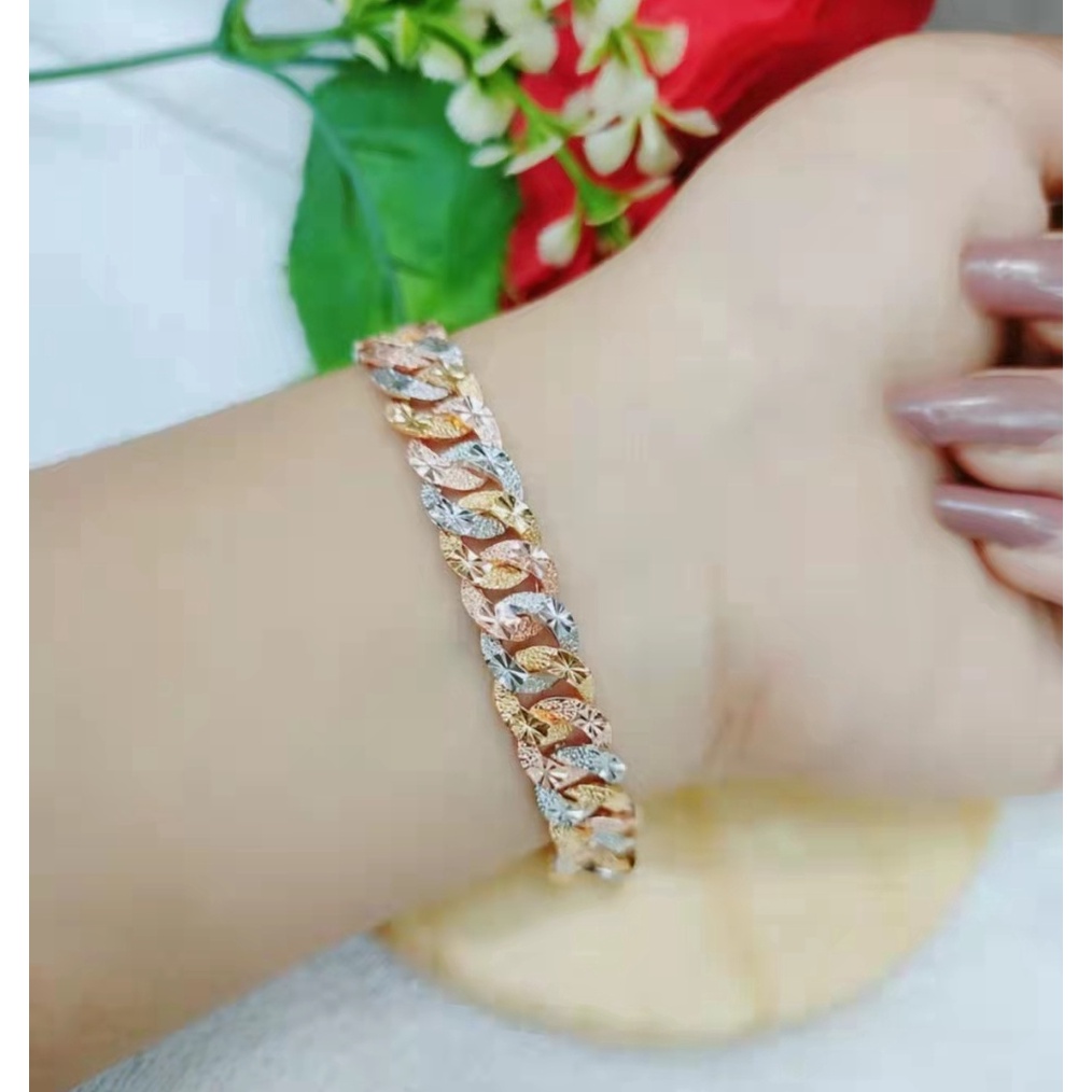 ✨Terbaru✨ Gelang Sisik Naga Kombinasi Perhiasan Fashion (lebar 8mm/11mm/16mm) 