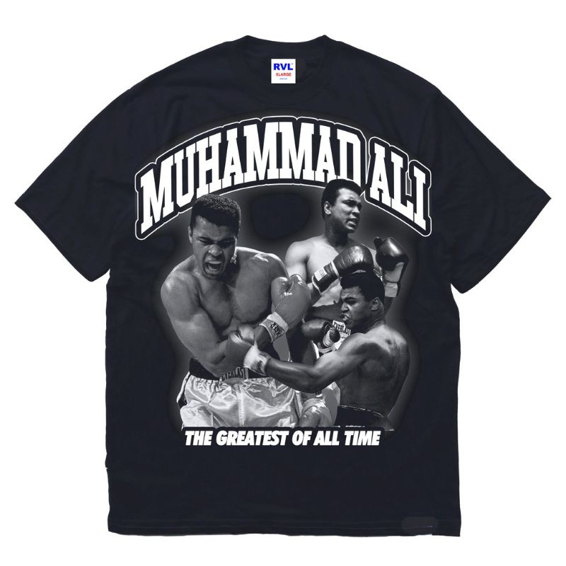 Kaos Vintage Black T-Shirt - BOXING MUHAMMAD ALI