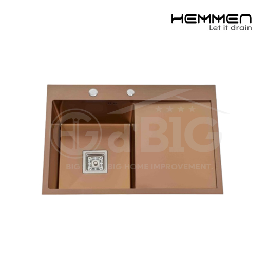 HEMMEN KITCHEN SINK WEGEN MODEL D ROSE GOLD (WGHMS-7350RG)