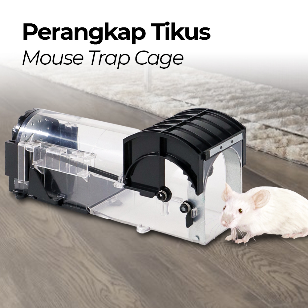 Alat Perangkap Jebakan Tikus Mouse Trap Cage Paling Moderen dan Paling Ampuh Material Plastik / Jeba