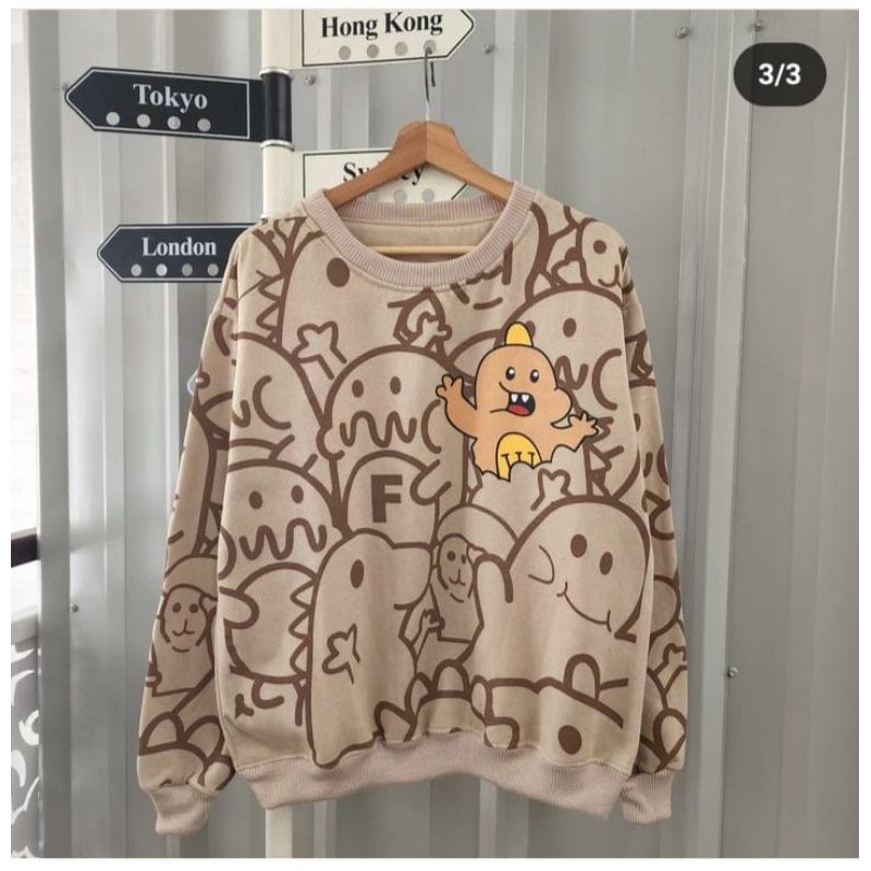 Hi Dino Fullprint sweater