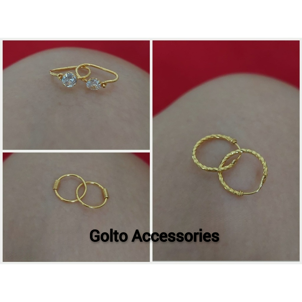 Anting Anak Ring Emas Muda 0,5 (setengah) gram