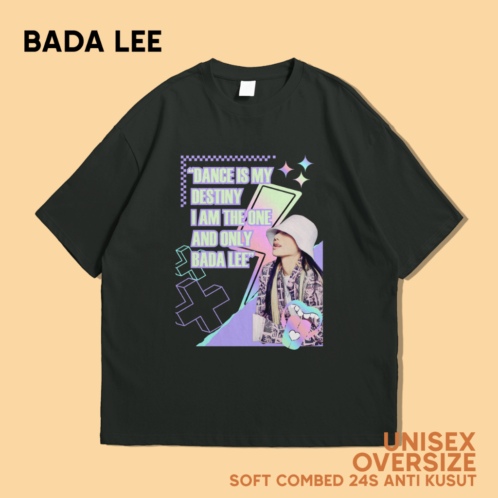 KAOS OVERSIZE BADA LEE SWF2 COMBED 24s PREMIUM UNISEX