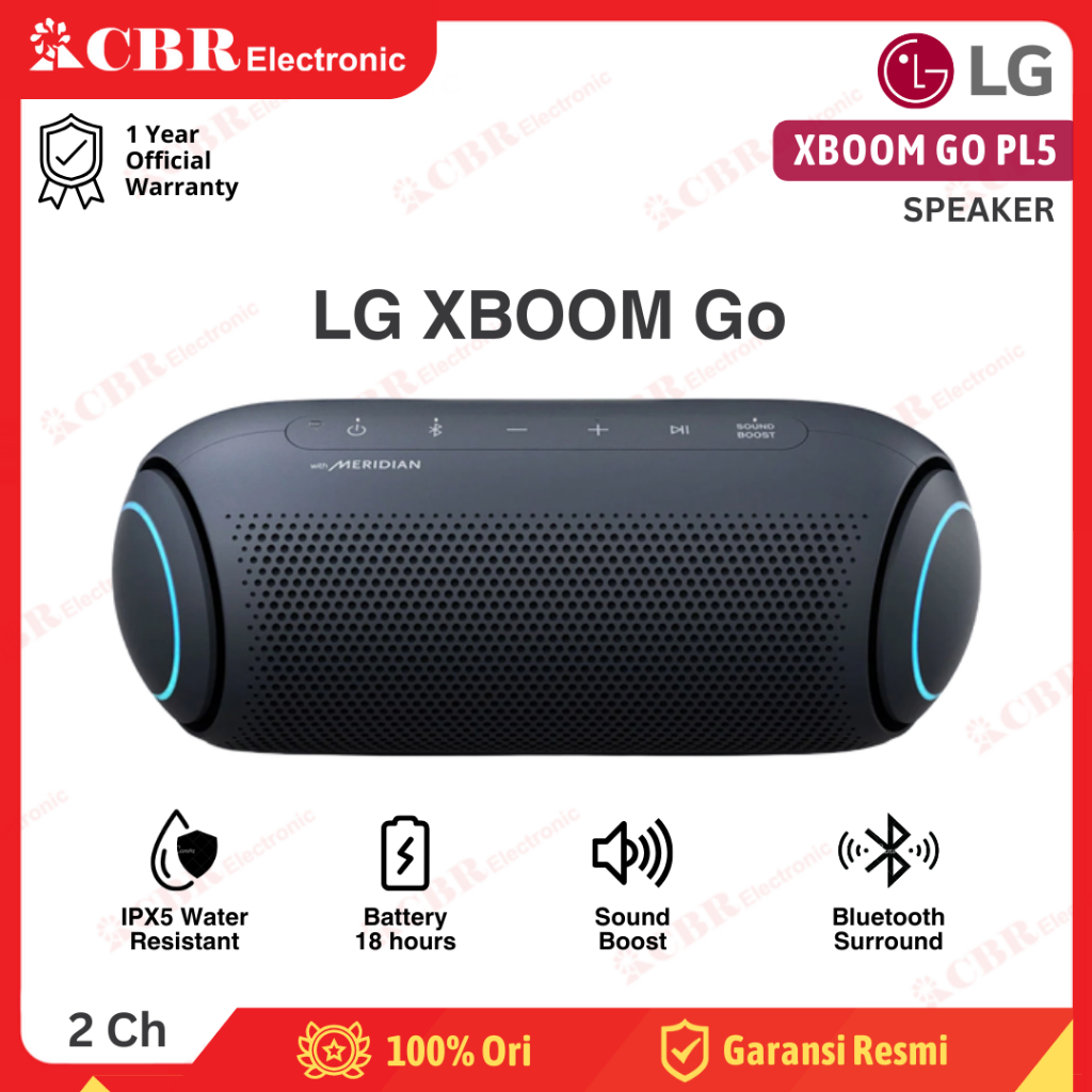 Speaker Portable LG PL5 (XBOOM Go)