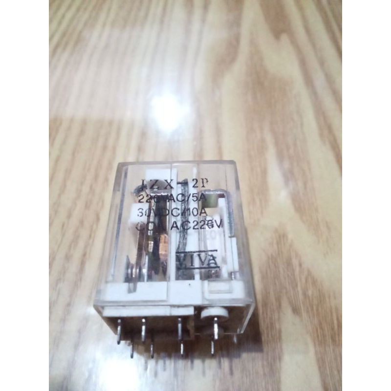 Relay Transparan 8 Kaki | Rilay AC 220V