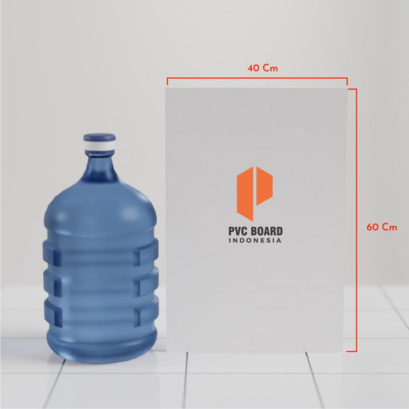 PVC Board 18mm Ukuran 40x60cm | Custom PVC Foam Board