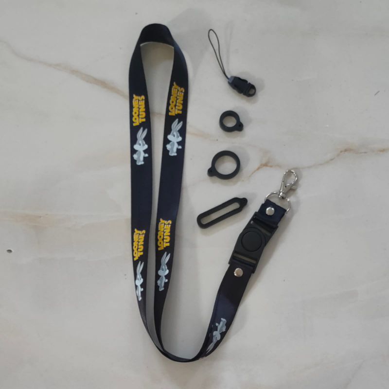 

TALI LANYARD LOONEY TUNES / LANYARD HITAM Premium lanyard movie film CARTOON KARTUN anime / gantungan kunci / gantungan id card / gantungan flashdisk / nametag hp name tag / handphone BEST SELLER COD a