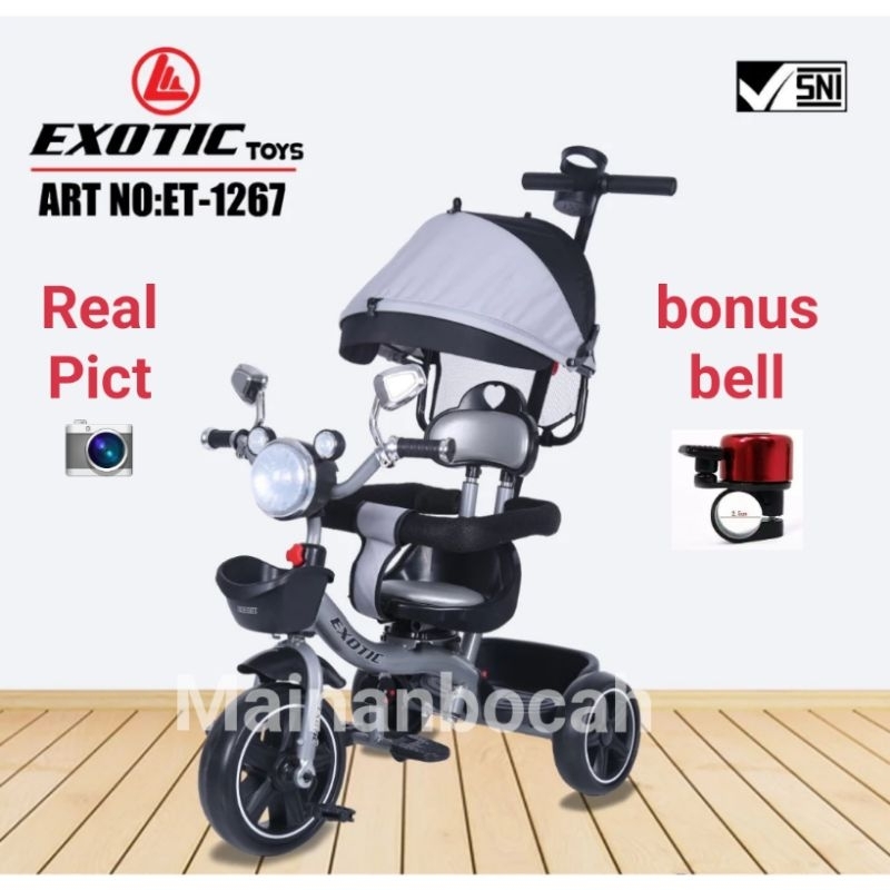 TERMURAH SEPEDA RODA TIGA EXOTIC ET 1267 RODA TIGA ANAK