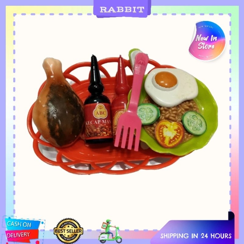 [Ready]✅Mainan Anak Ayam Bakar Nasi Goreng Masak Masakan