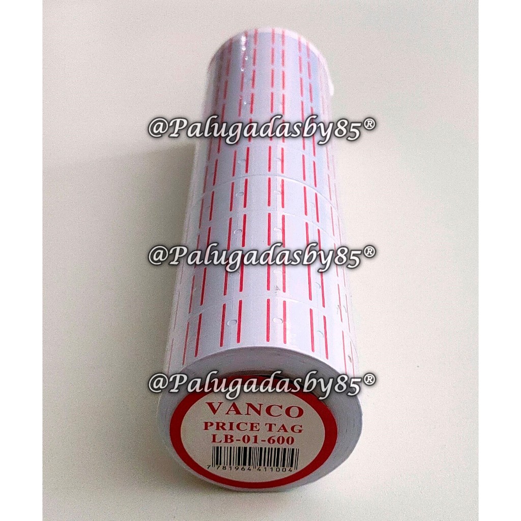 

(1 Biji) GROSIR Kertas Label Harga VANCO LB-01-600 1 Baris Putih 21mm x 12mm / Price Tag Vanco LB-01-600 / Price Label Vanco / Label Harga 1 Baris