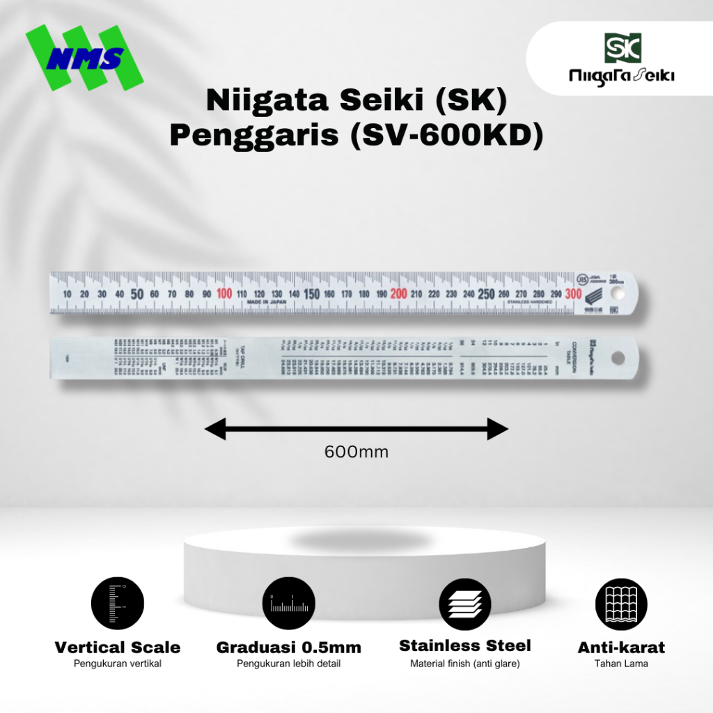 

Niigata Seiki (SK) Penggaris (SV-600KD)
