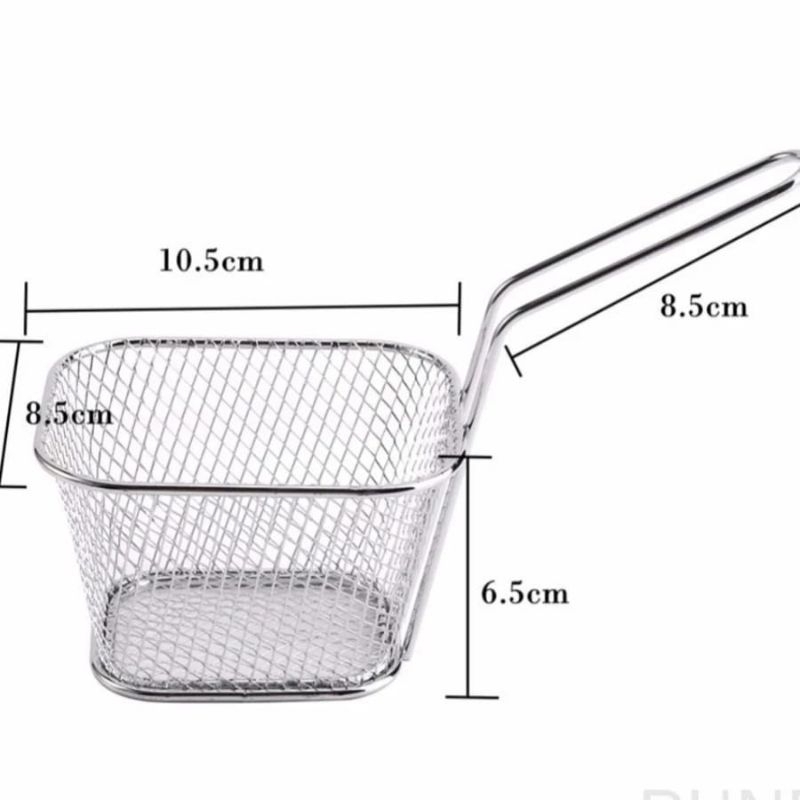 Mini Fry Basket tempat menggoreng kentang Keranjang kentang goreng