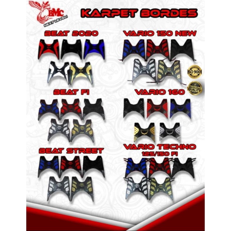 KARPET ALAS PIJAKAN KAKI BEAT 2023 MONSTER