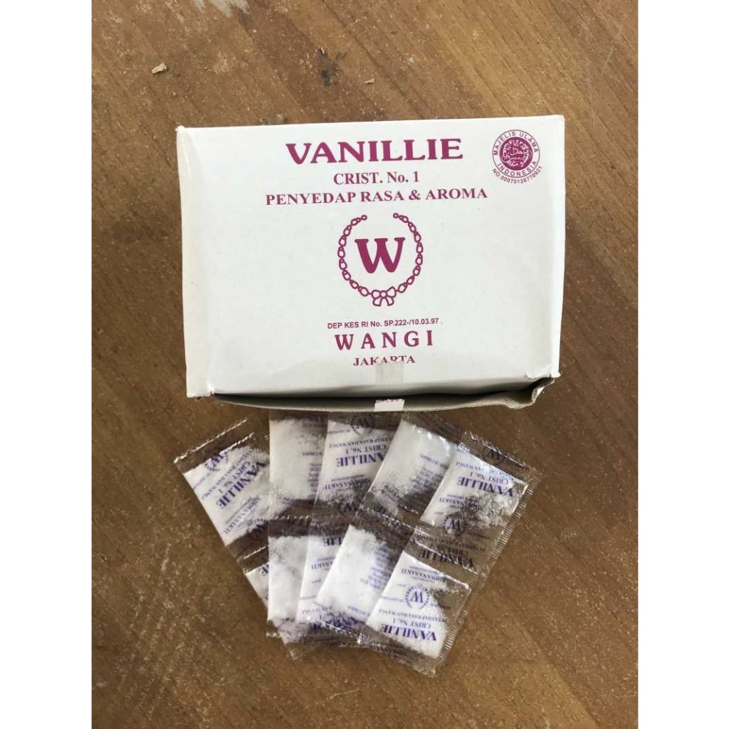 

Vanillie Wangi W Isi 10 Sachet Vanila Vanili Sachet