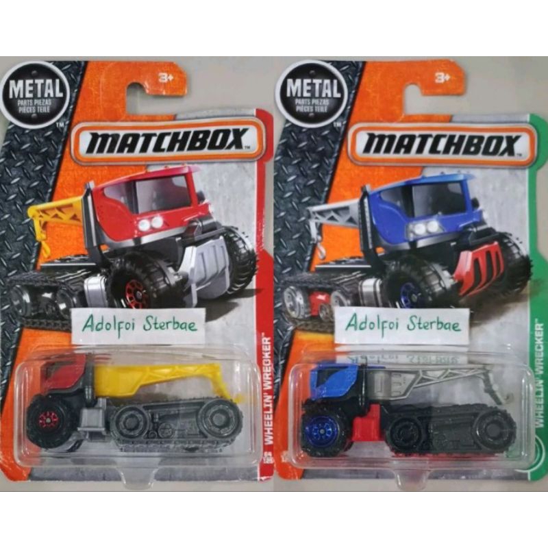 matchbox wheelin wrecker heavy hitcher truk truck derek
