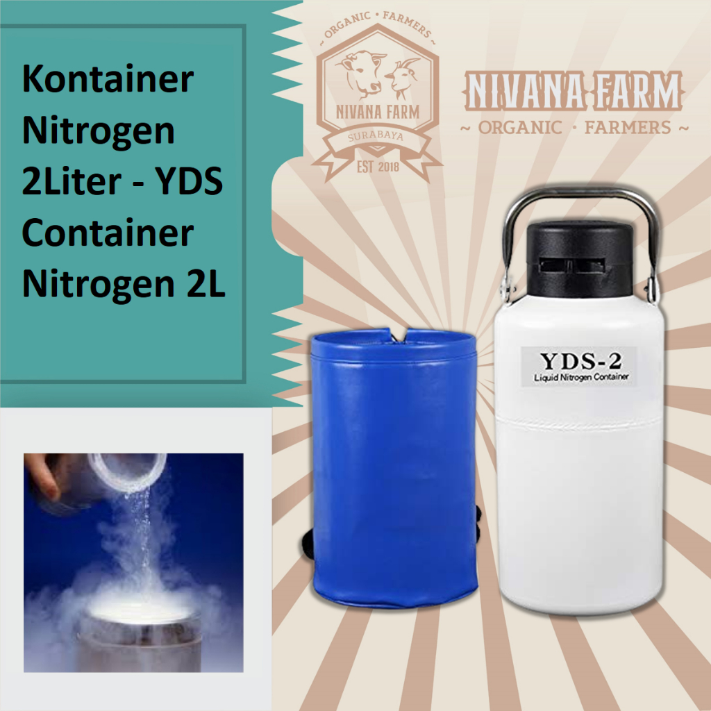 Kontainer Nitrogen 2Liter - YDS Container Nitrogen 2L