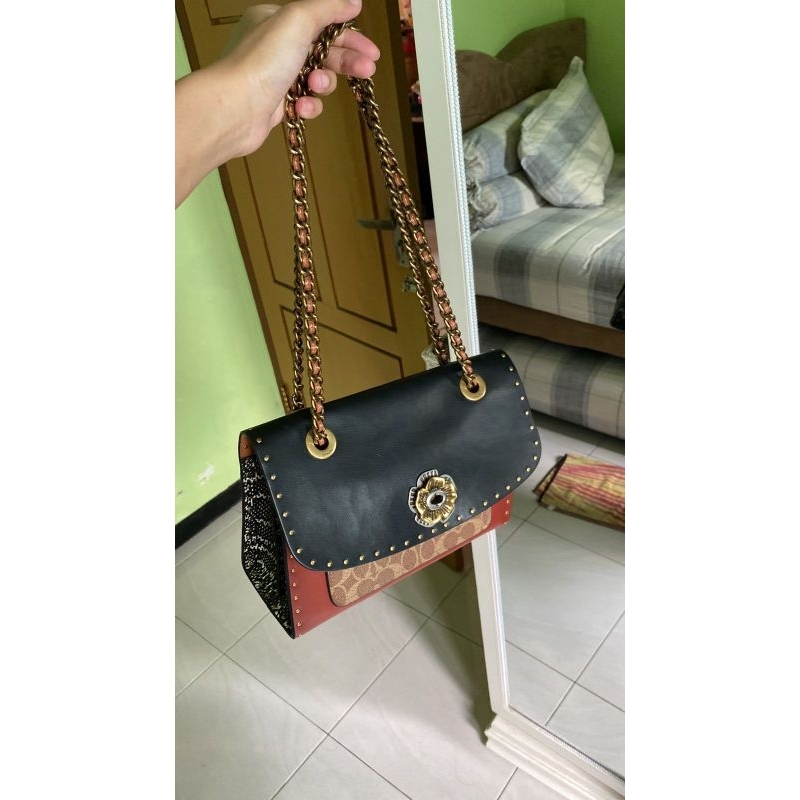 coach parker shoulder preloved