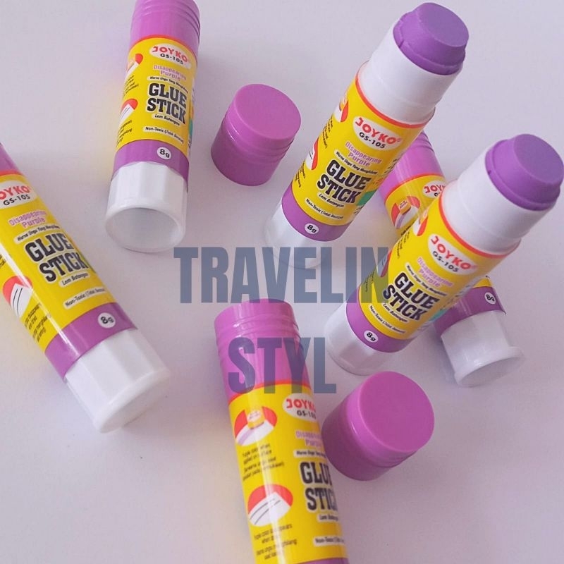 

Lem Stick - Glue Stick Joyko 8 gram - Lem Ungu - Lem Stik Kecil