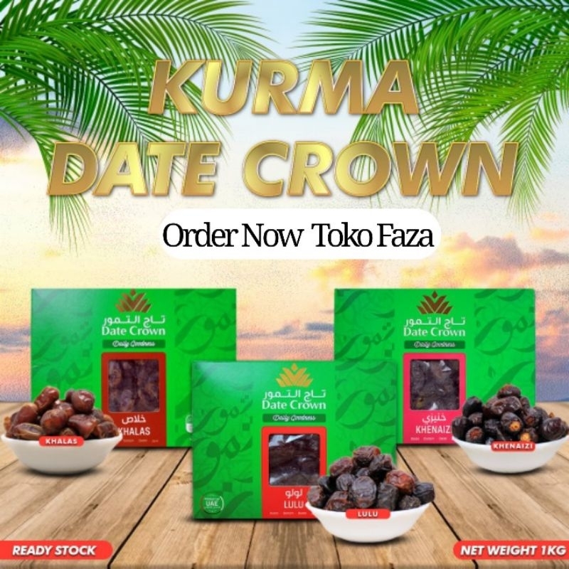 

kurma date crown khalas khenaizi lulu 1kg