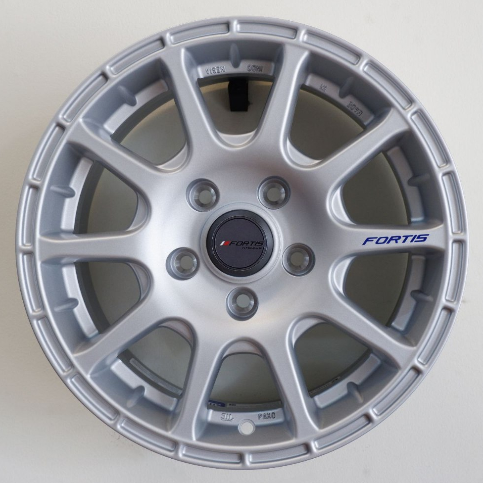 VELG MOBIL FORTIS BY PAKO WHEELS PRW 15 R15 x 6,5 5H 114,3 ET 38 MATT SILVER