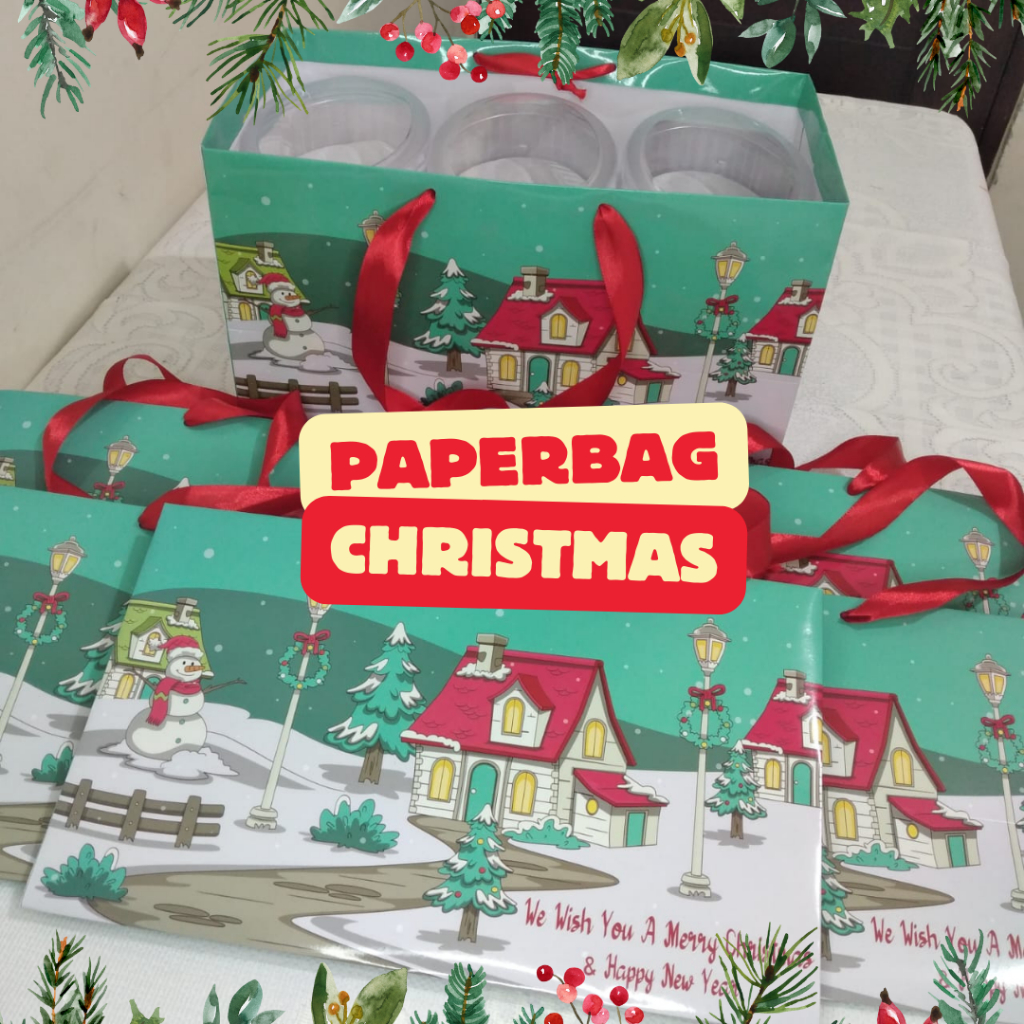 

[READY STOCK] Paperbag Tas Kado Merry Christmas Natal Tas Kertas Hampers Natal NO PO