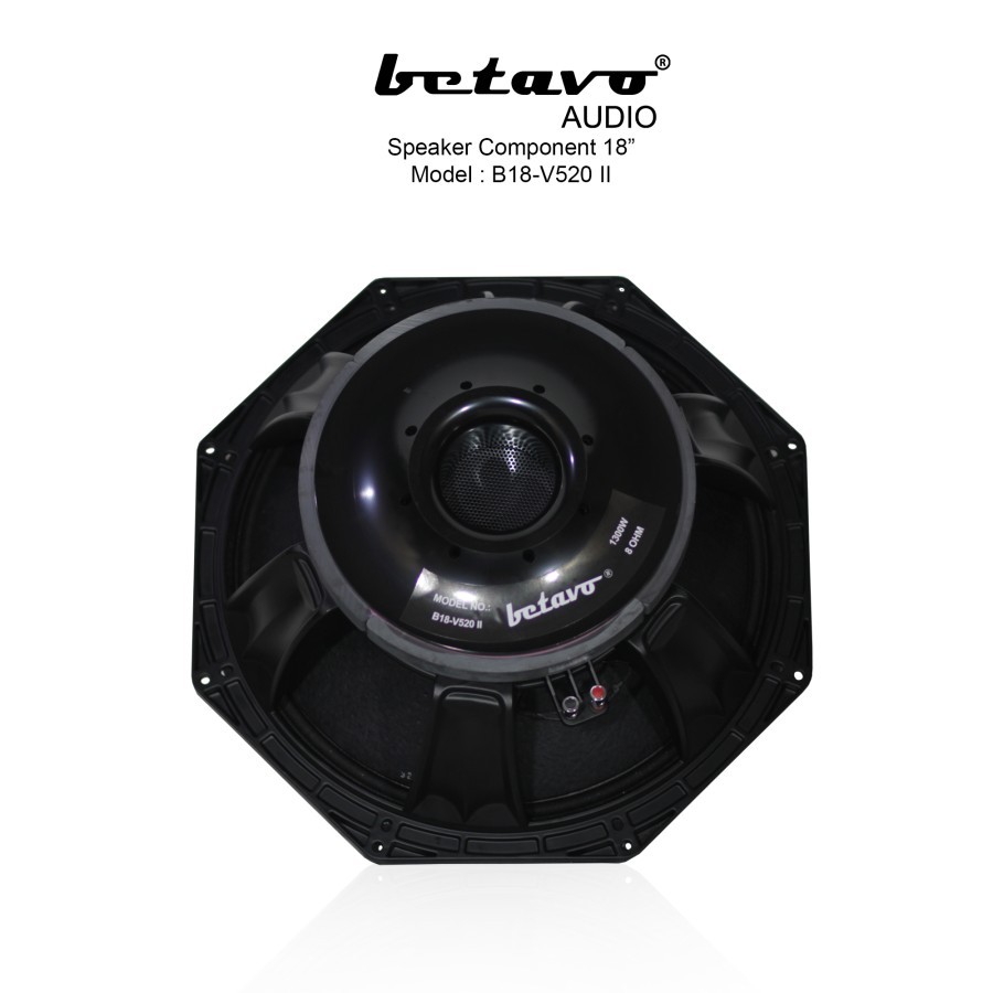 SPEAKER COMPONENT 18" BETAVO ORIGINAL B18 V520 II / B18V520  PROFESIONAL