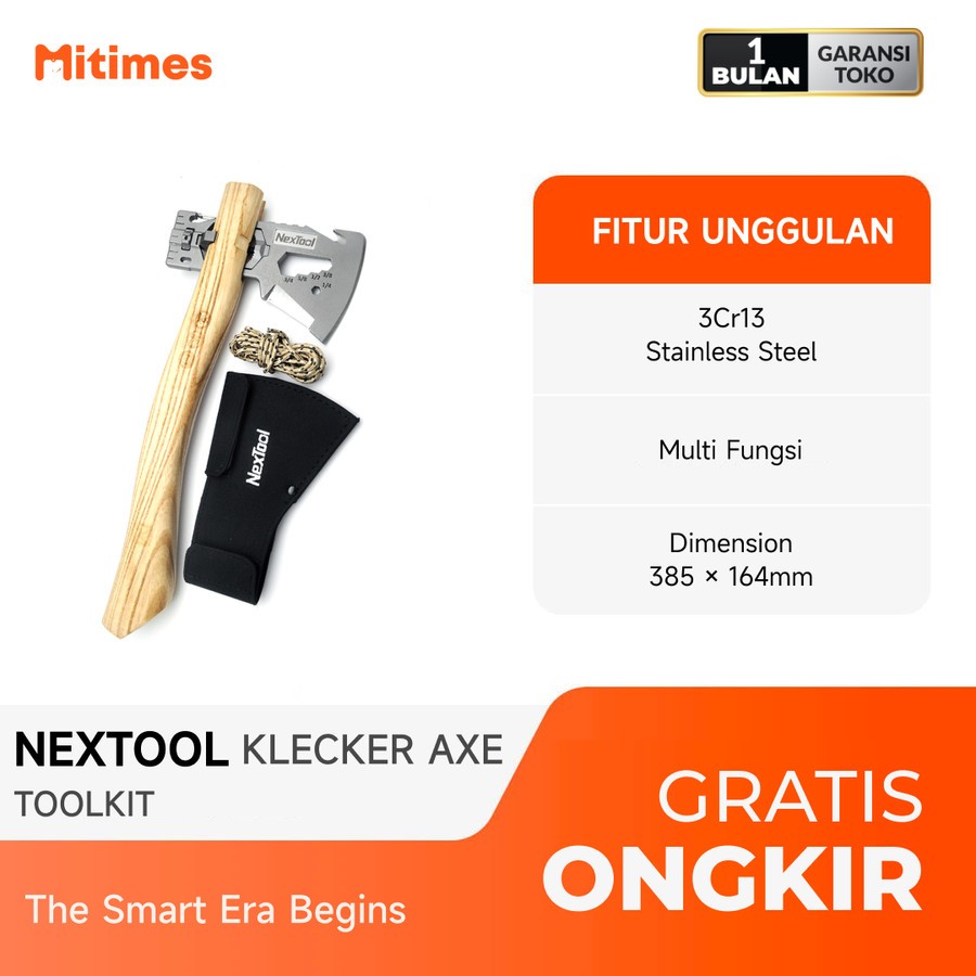 NexTool Klecker Axe Kampak Serbaguna untuk Kamping