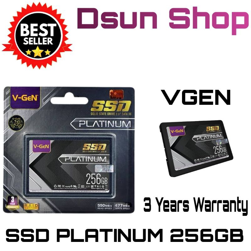 V-GEN SSD Platinum SATA III 256GB