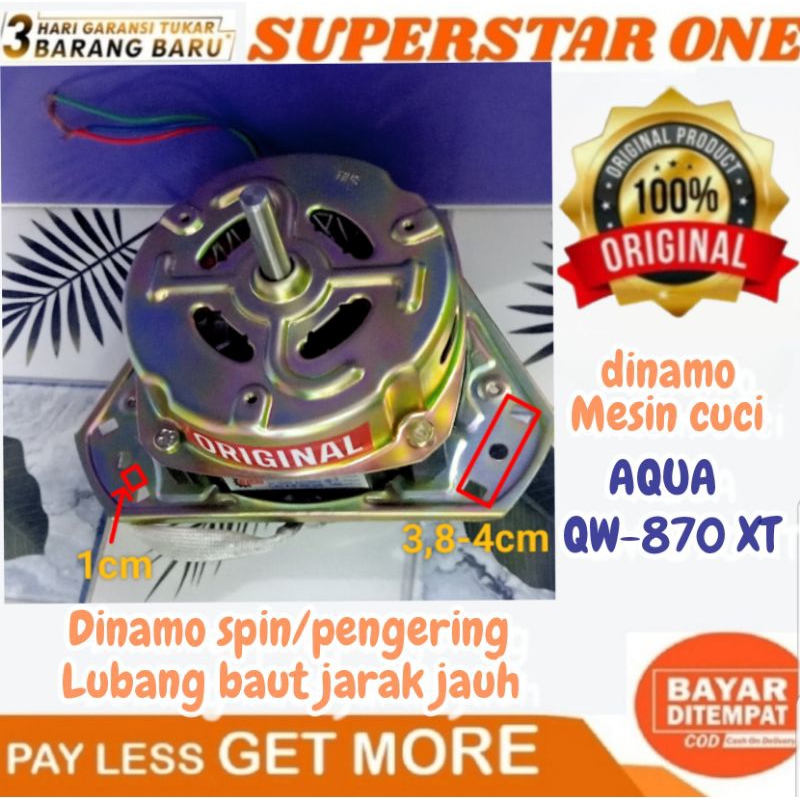 Dinamo/motor Spin/pengering mesin cuci AQUA QW-870 XT/QW 870 XT/QW870XT