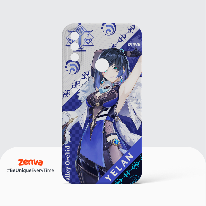 Custom Phone Case Casing HP Yelan Genshin Impact - Yelan Genshin Case Custom