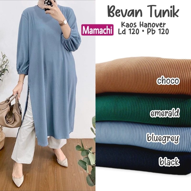 BEVAN TUNIK/ TUNIK TERBARU ORIGINAL MAMACHI BTC SOLO/ TUNIK JUMBO LD 120