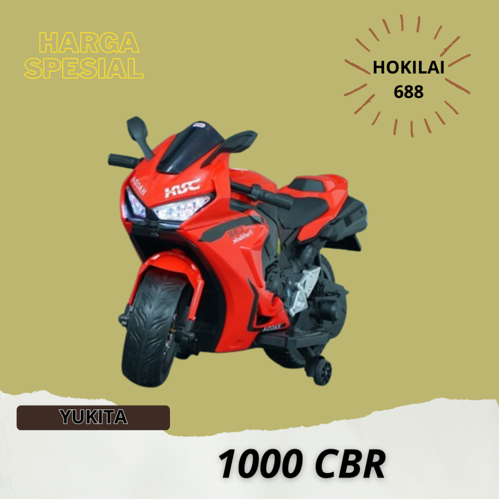 Mainan Maenan Anak - Motor Aki YUKITA 1000 CBR