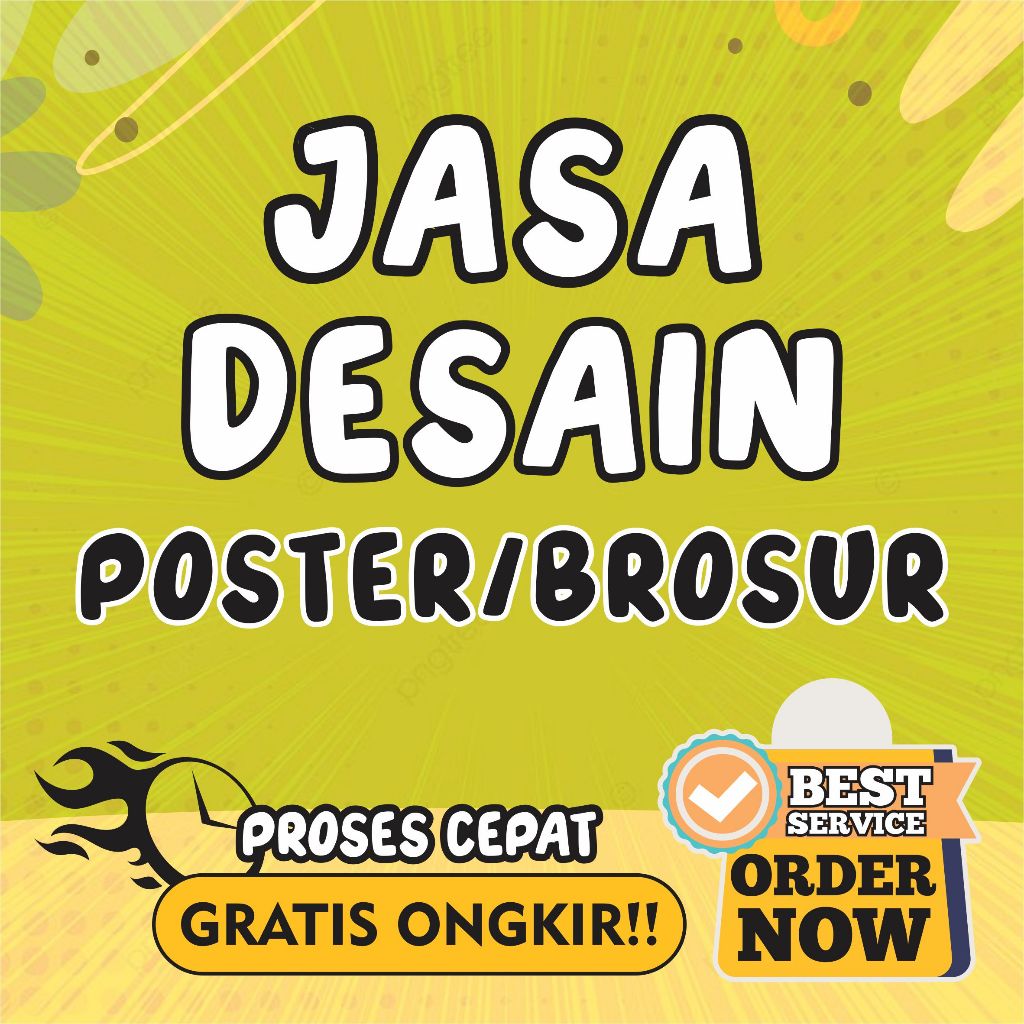 JASA DESAIN POSTER / BROSUR MURAH