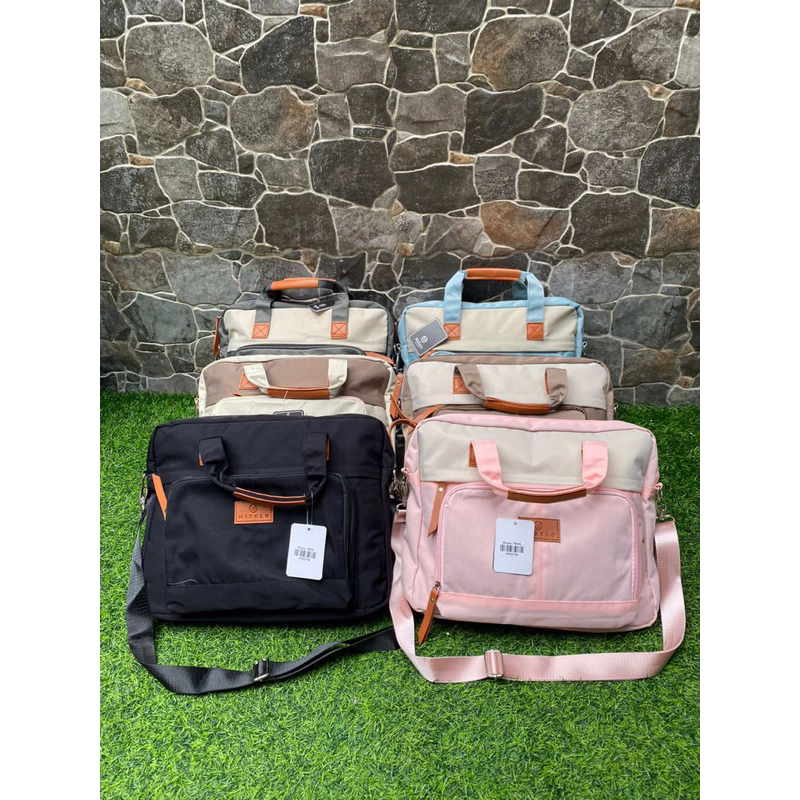 tas selempang laptop 2in1 cakep banget import