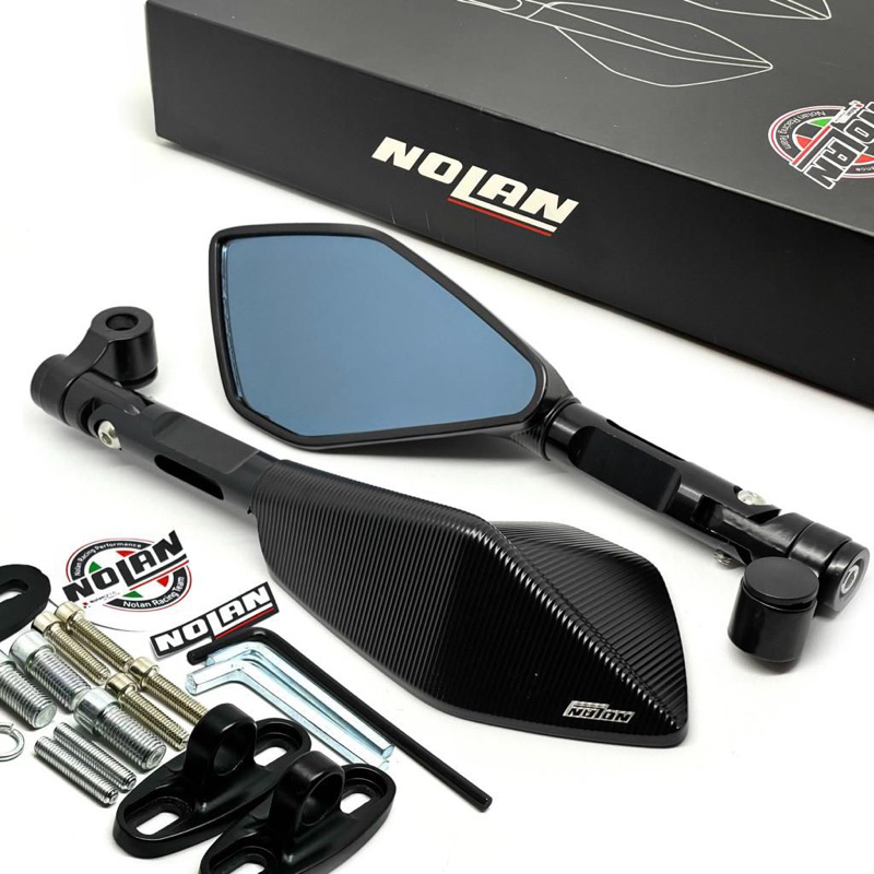 Tahan Lama Kaca Spion 3041 Nolan Original V5 Full Cnc Variasi Universal Motor Nmax Pcx Vario Scoopy