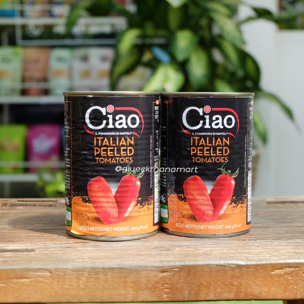 

Tomato Peeled Ciao / Tomat Utuh Kupas 400 gr