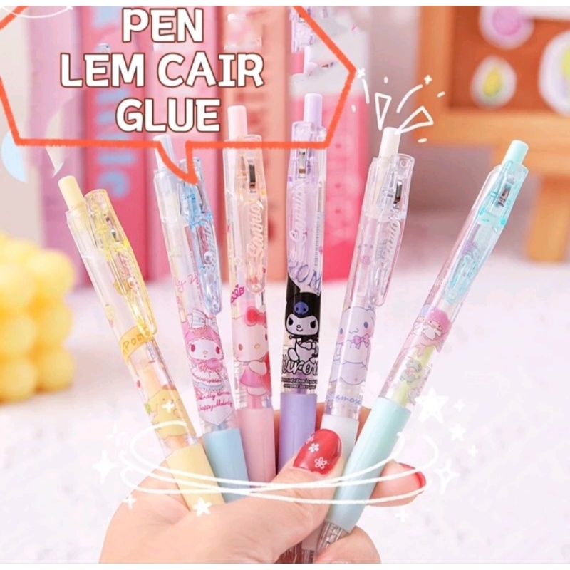 

Pulpen Lem Cair Gel Motif Karakter Sanrio Lucuuu001