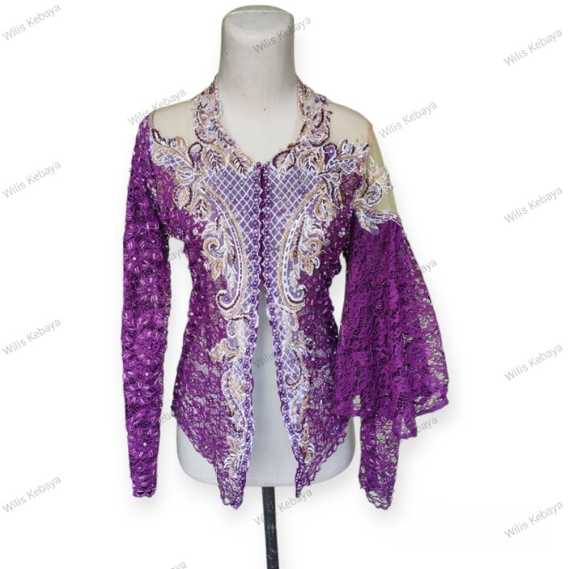 kebaya modern rumbai full payet/Kebaya full payet
