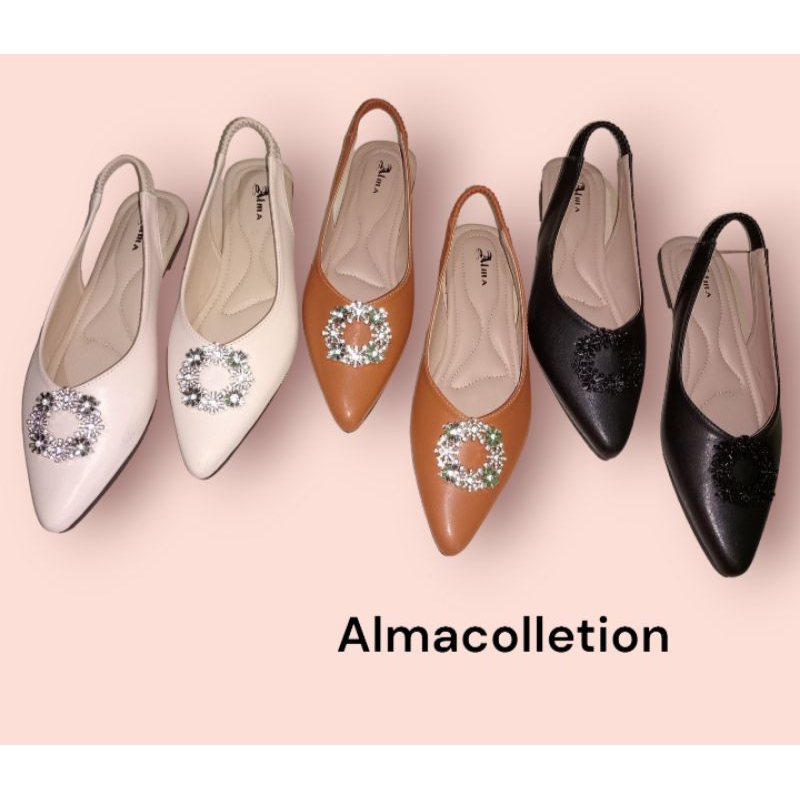 ALMA Flatshoes wanita ukuran 42 43