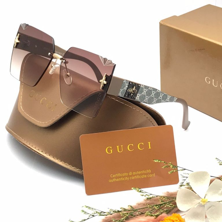 Kacamata Fashion Wanita Gaya Korea Style Sunglasses Gucci A3128