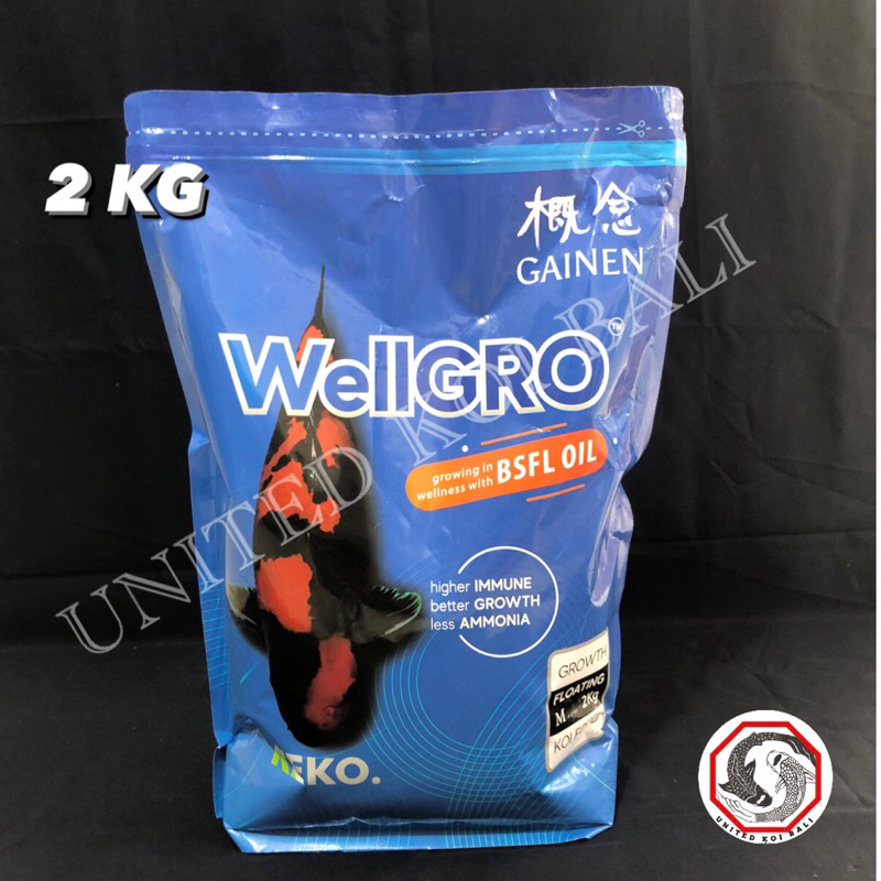 Pakan Ikan Koi ~ WELLGRO 2 KG GROWTH