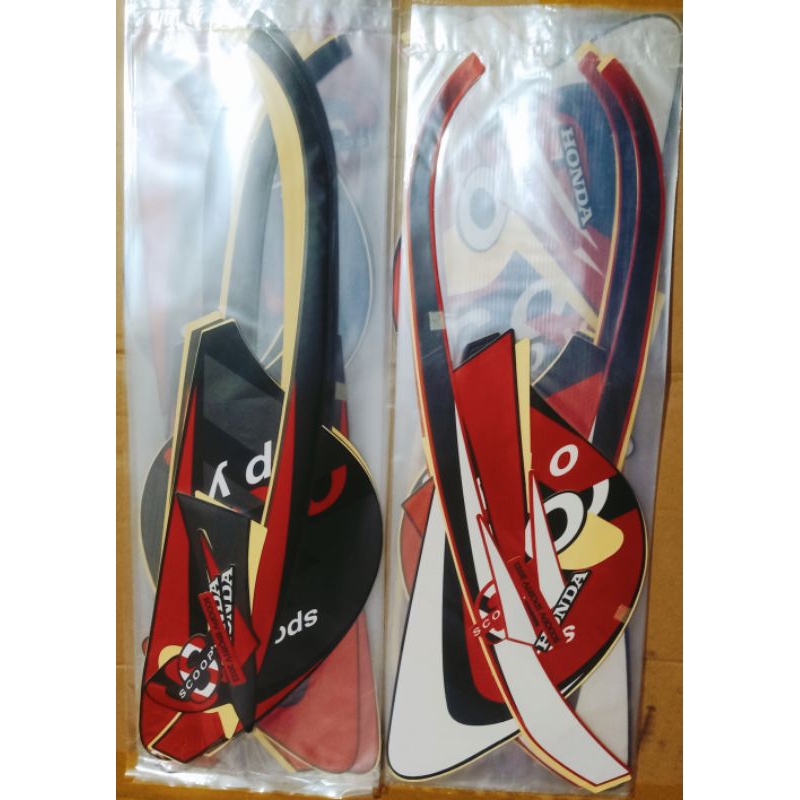 Striping motor / les body Honda Scoopy Sporty 2022