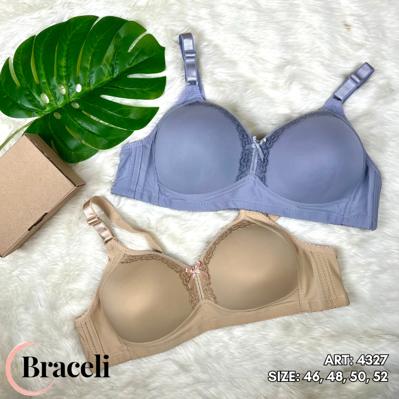 Bra Jumbo Tanpa Kawat Braceli Art 4327 | Cup D