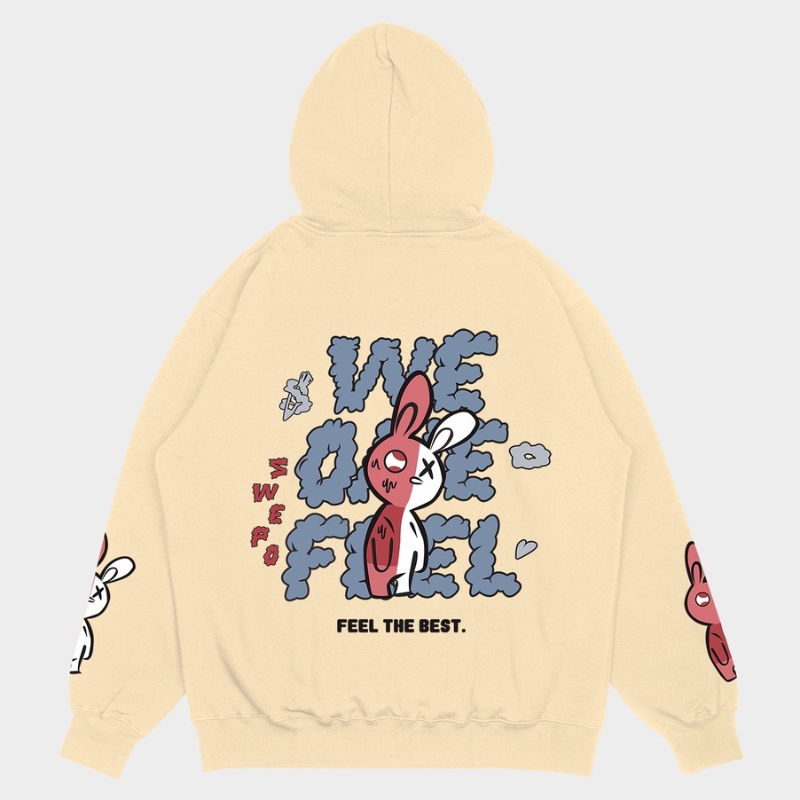 New Stock SWEPO Hoodie Jumper We One Feel (SABLON) M-XXL (Pria & Wanita).