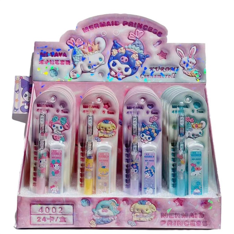 

Pencil Mechanic Pensil Mekanik Karakter My Melody Kuromi Pochacco Cinnamoroll