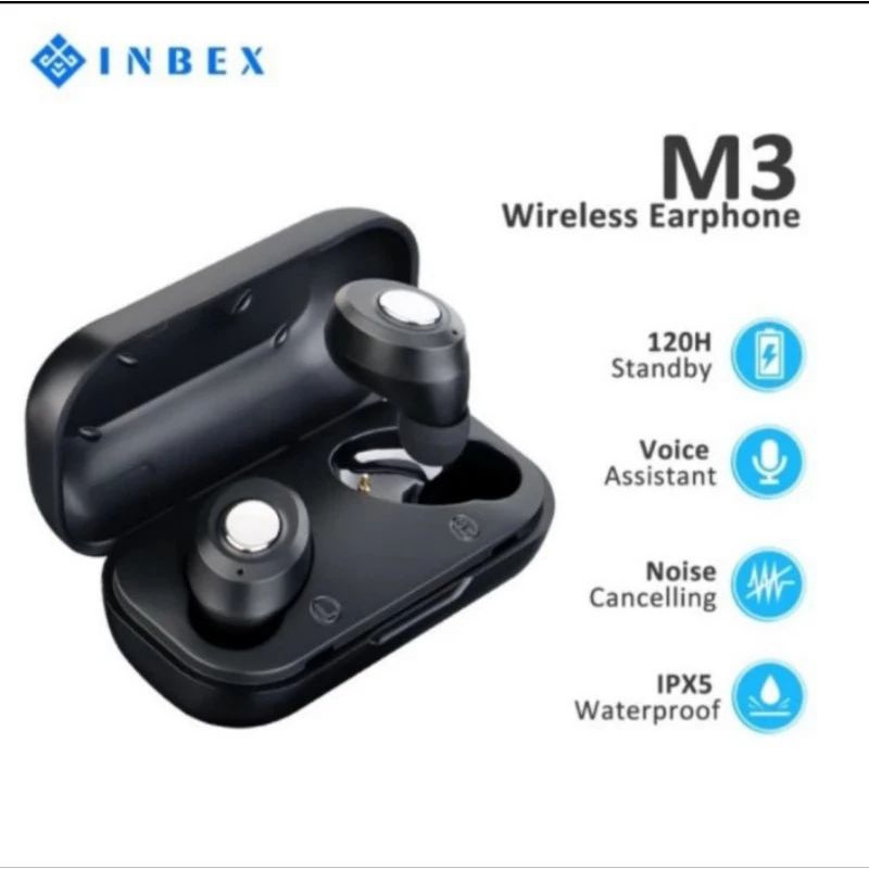 tws inbex m3 headset bluetooth 5.1